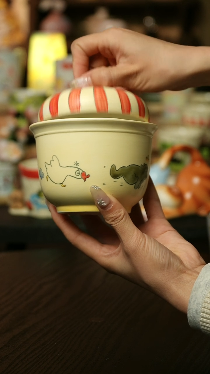 【闪购商品】炖盅陶瓷景德镇高温釉下彩&A781