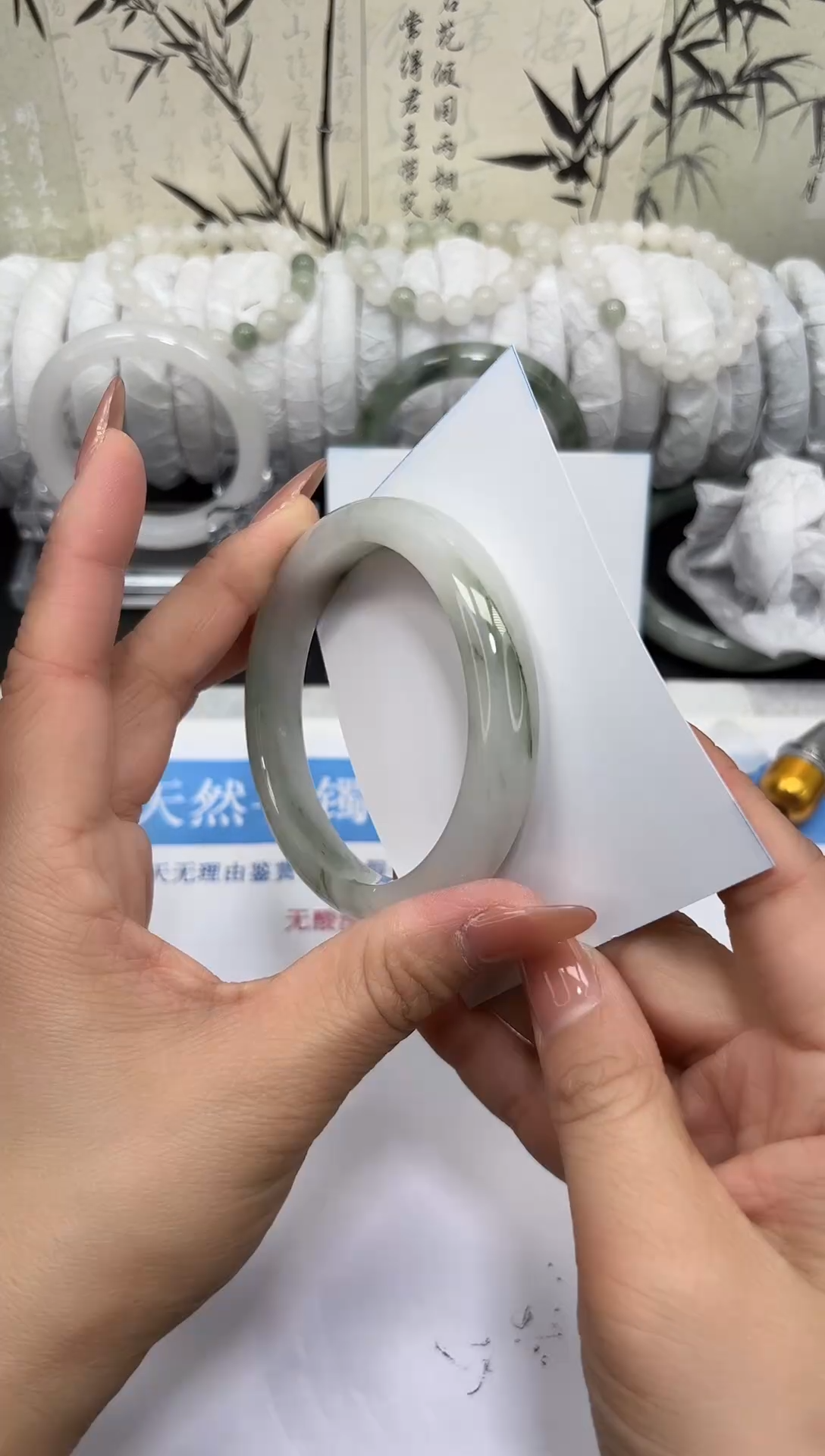 未镶嵌手镯石英质玉A83-59/60/61