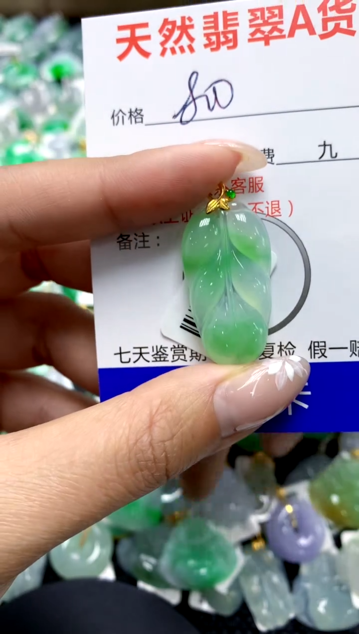 【闪购商品】翡翠颈饰18K金镶嵌111111111111