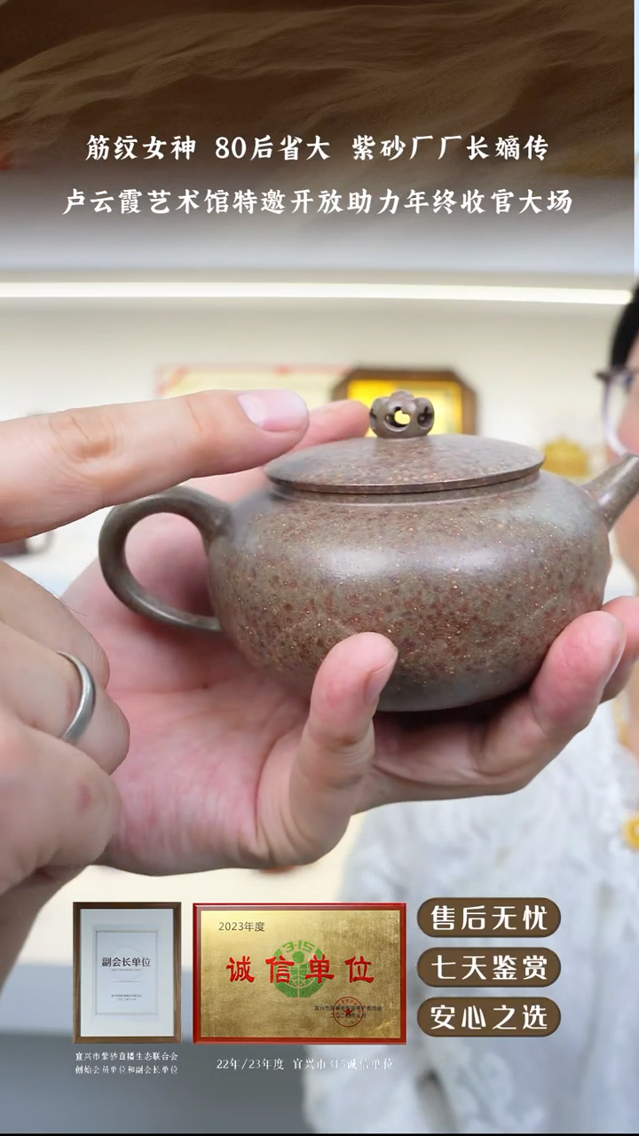 卢云霞本山绿柴烧平盖180cc