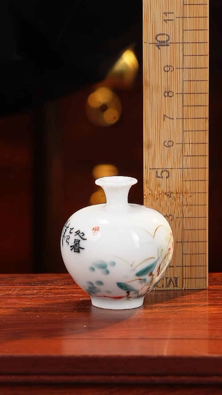 【闪购商品】摆件釉下五彩纯手工手绘原创瓷器