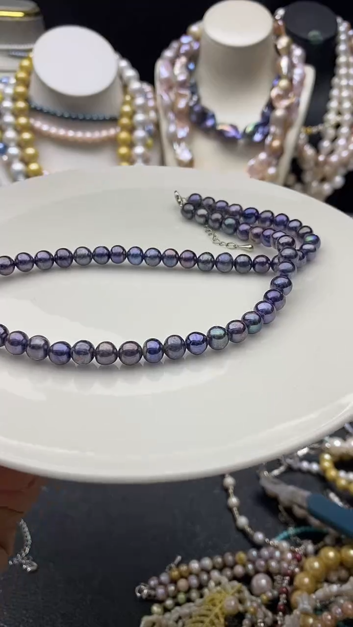 颈饰未镶嵌淡水珍珠多人