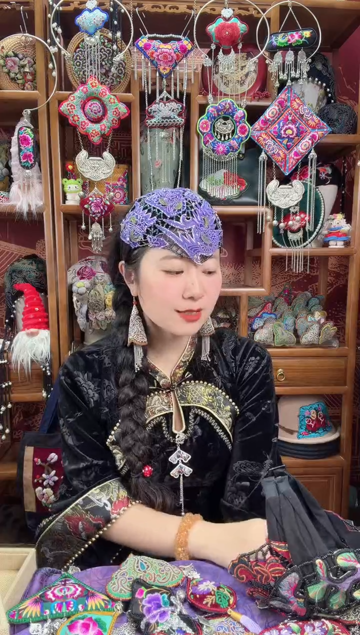 刺绣大发箍121甜甜家