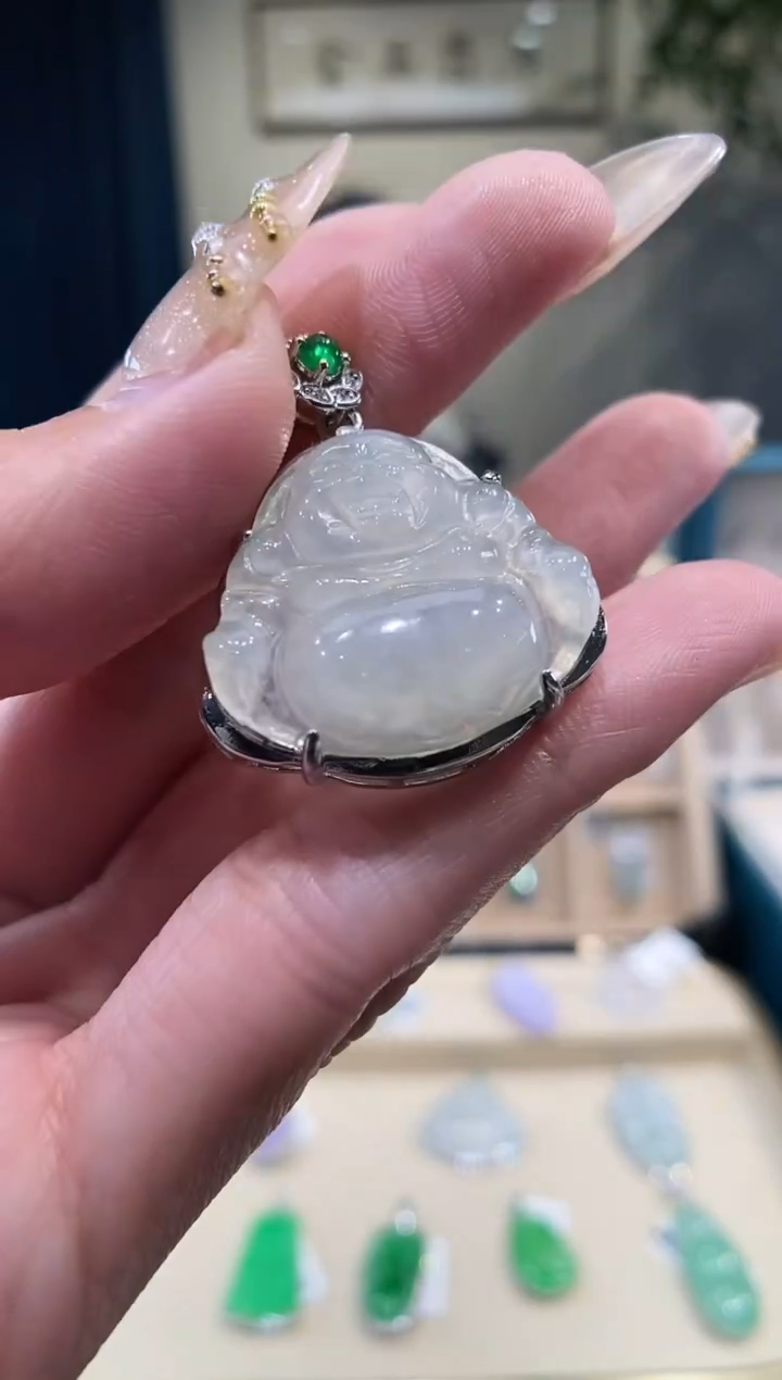 【闪购商品】翡翠吊坠(不含链)未镶嵌佛公