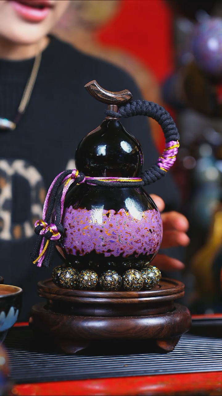 【闪购商品】JF163过年礼臻选大漆酒葫芦