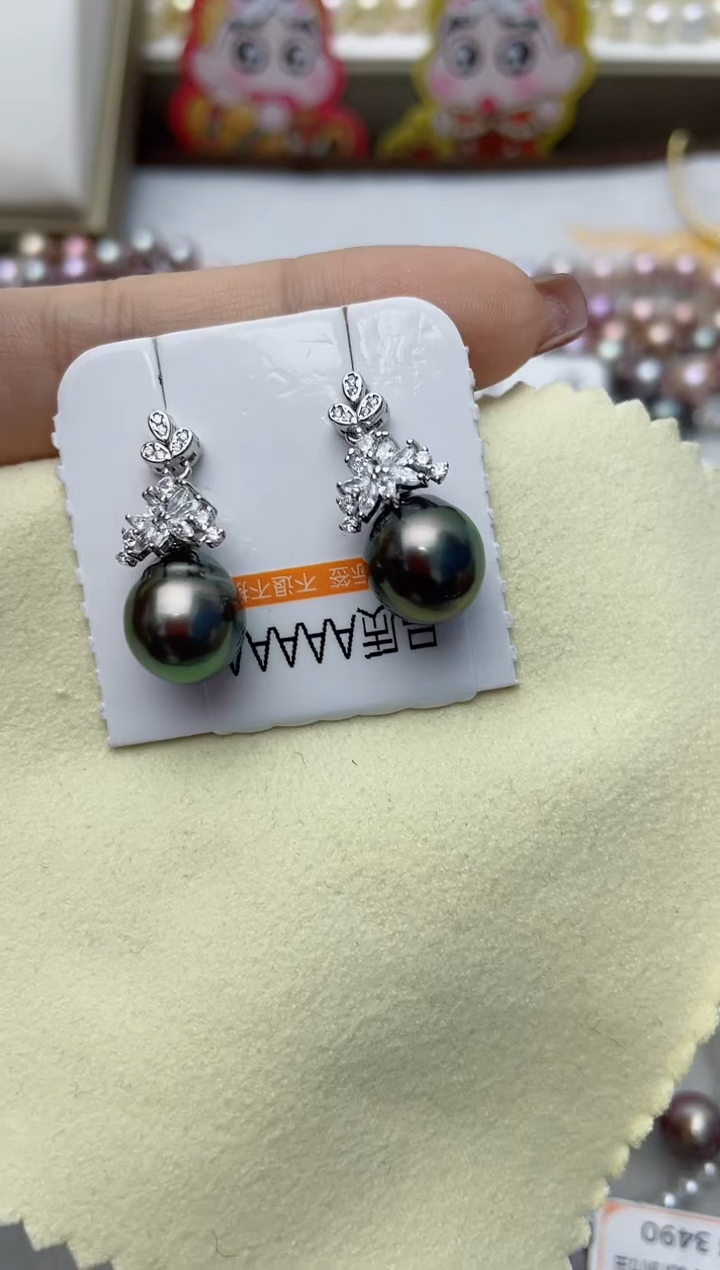 【闪购商品】海水珍珠耳饰银S925镶嵌W88