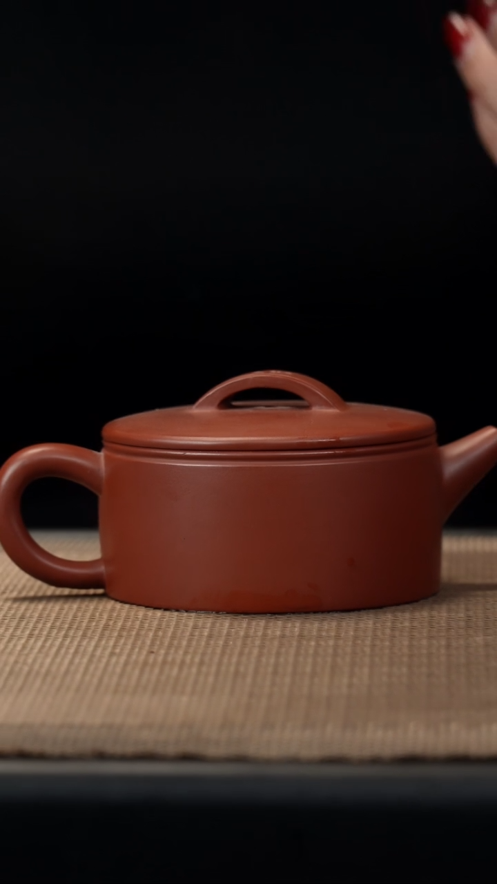 茶壶紫砂朱泥汉瓦150cc