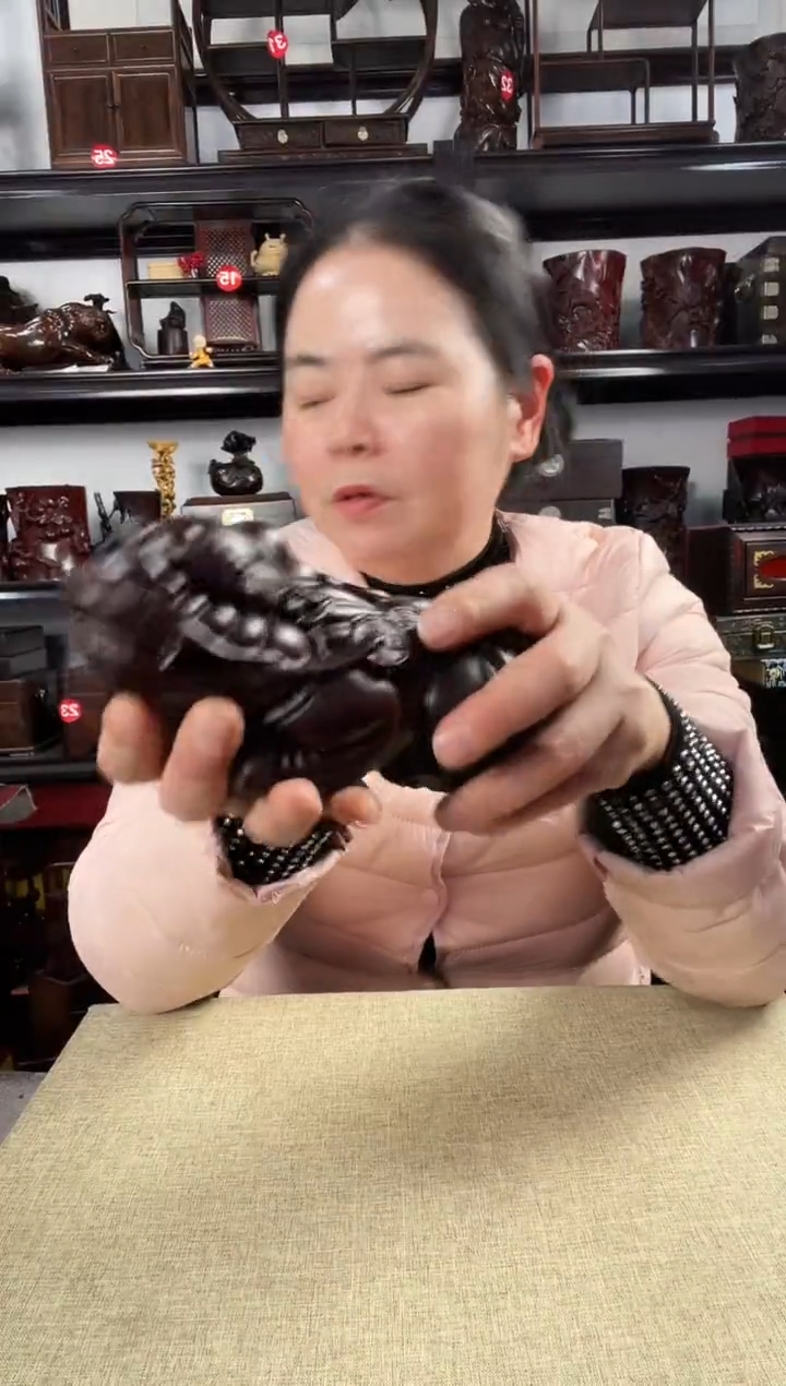 木老李红木工艺品860瑕疵