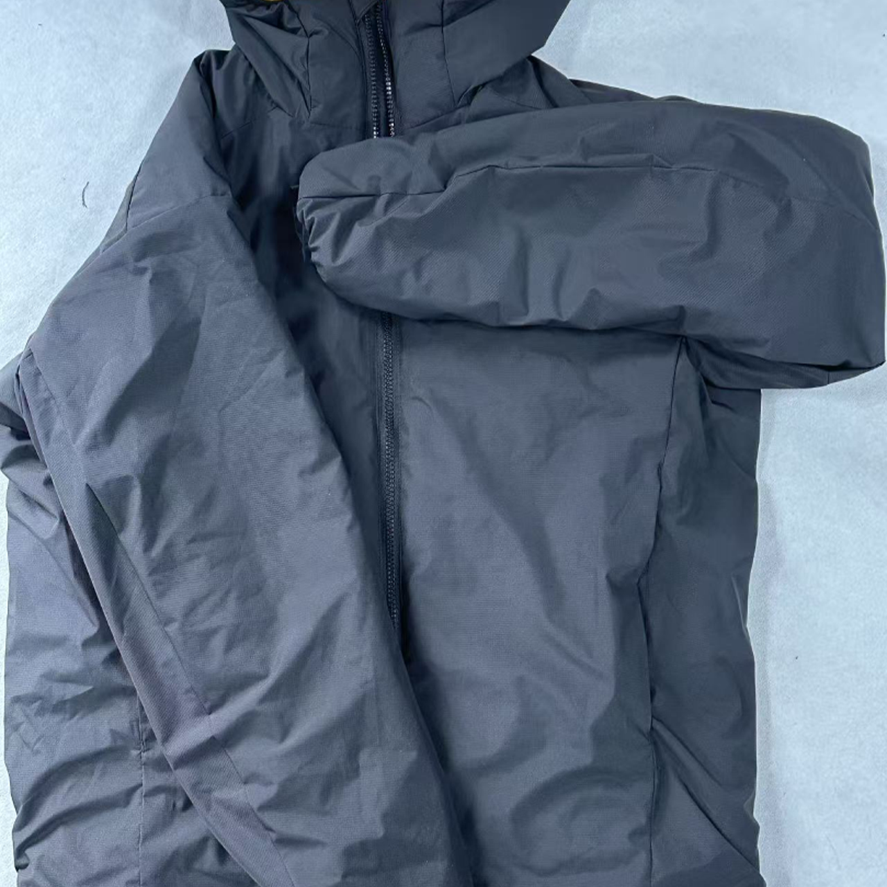 男士商黑色外黑里黄休闲棉服（卡码拍大）