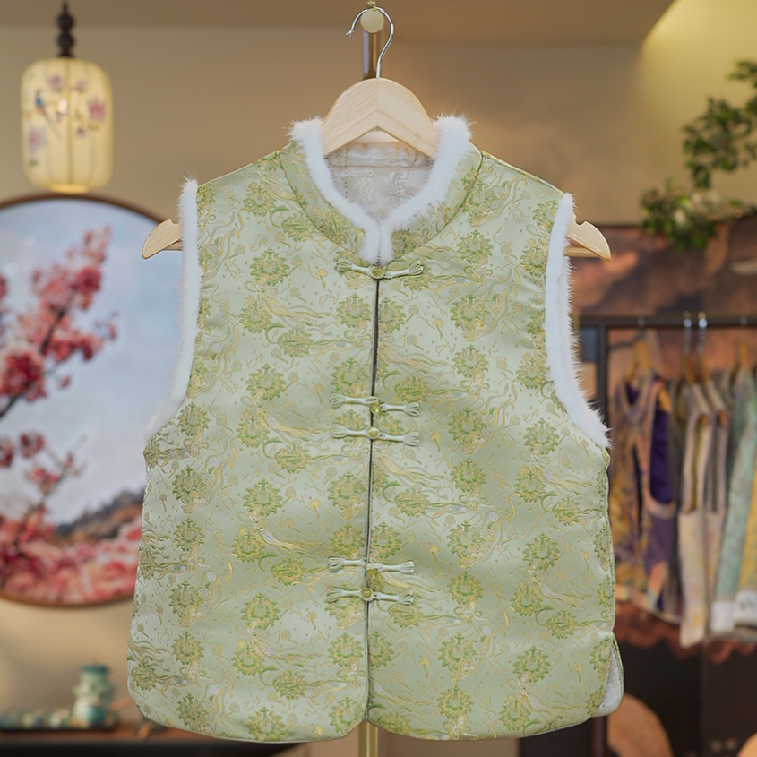 《金凤报喜-马甲》1197显气质2025春秋冬新款重工刺绣马甲背心