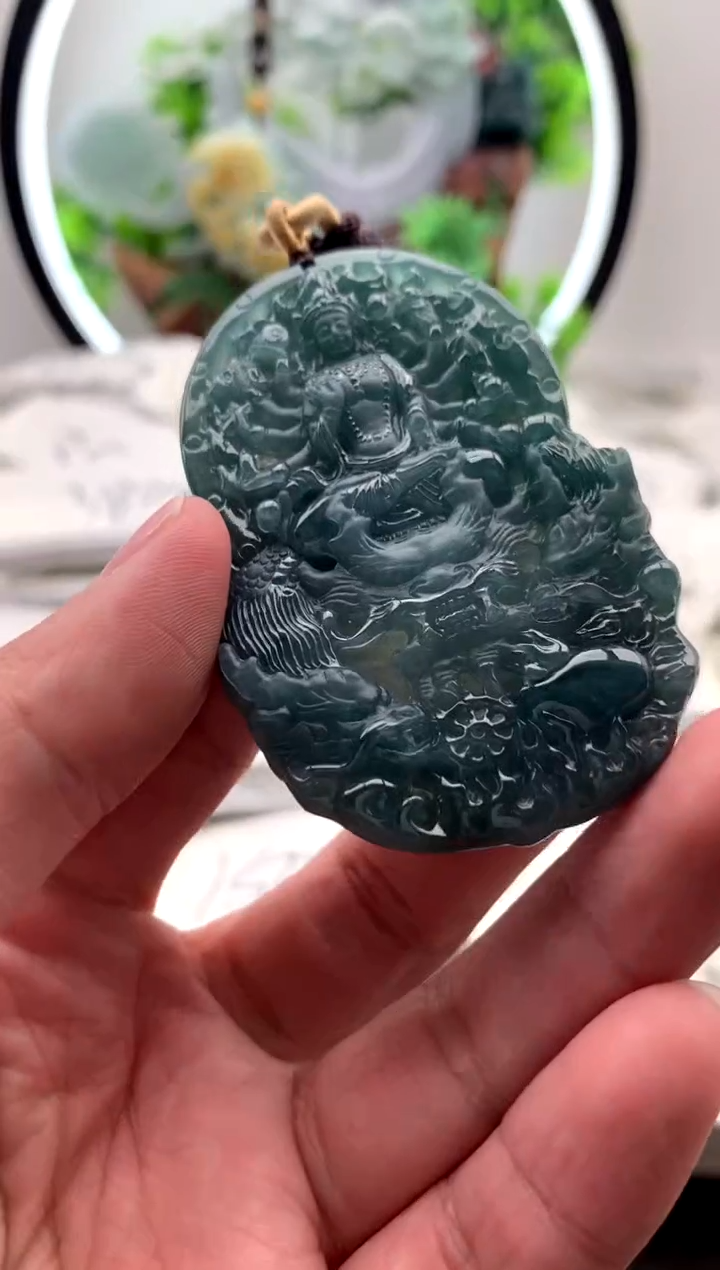【闪购商品】翡翠颈饰未镶嵌千手观音
