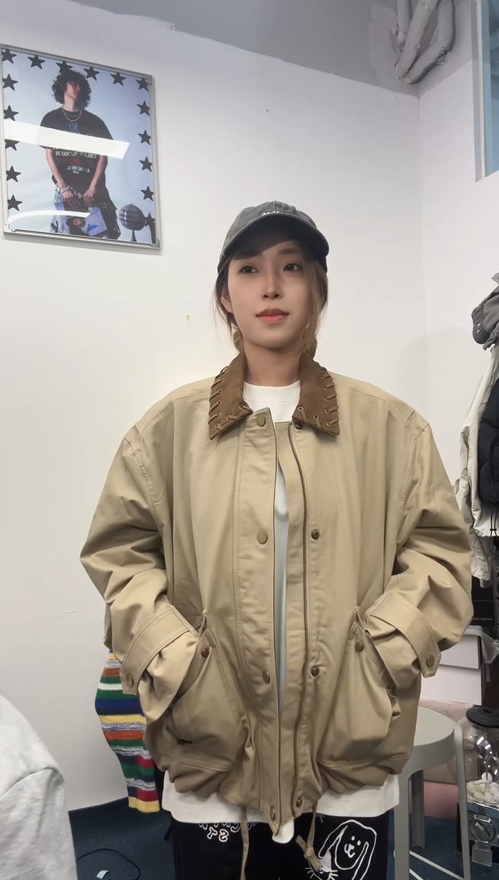 巴恩风工装棉服、（M、L）
