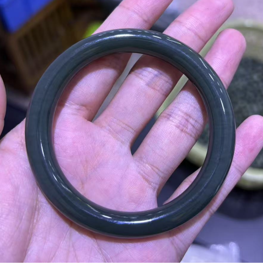 【香掌柜】和田玉塔青手镯（发一件）