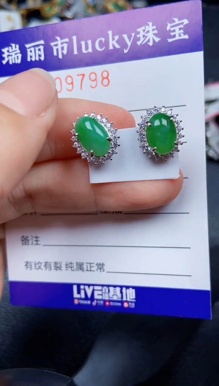 【闪购商品】翡翠颈饰银S925镶嵌9798