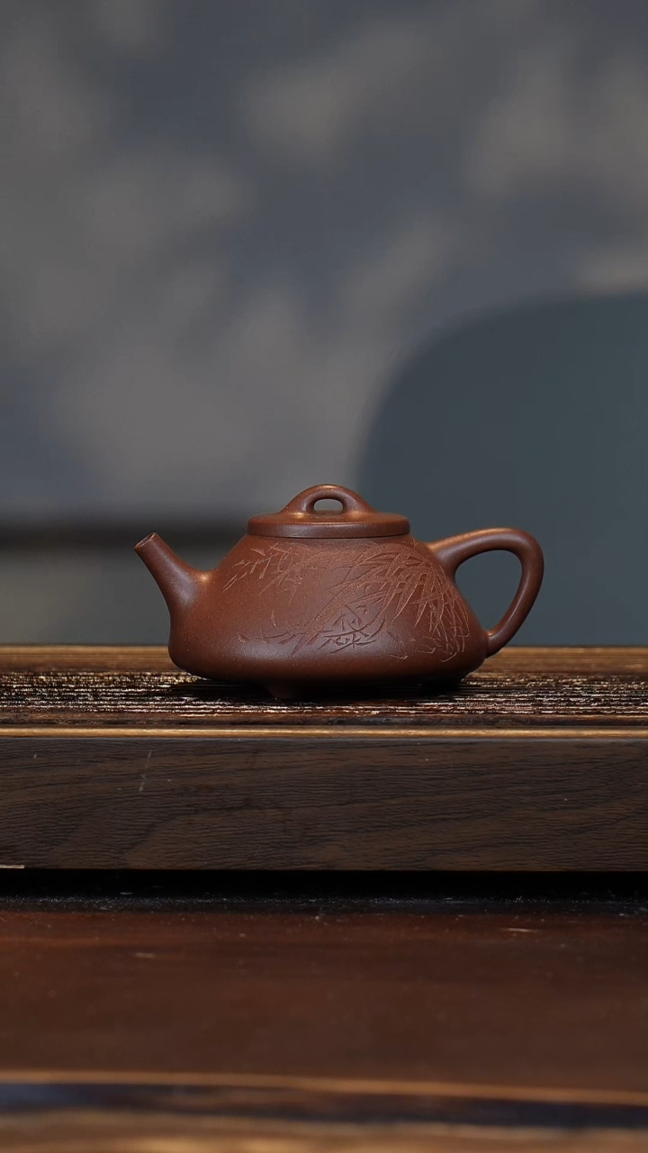 【闪购商品】紫砂茶壶福利兰竹石瓢