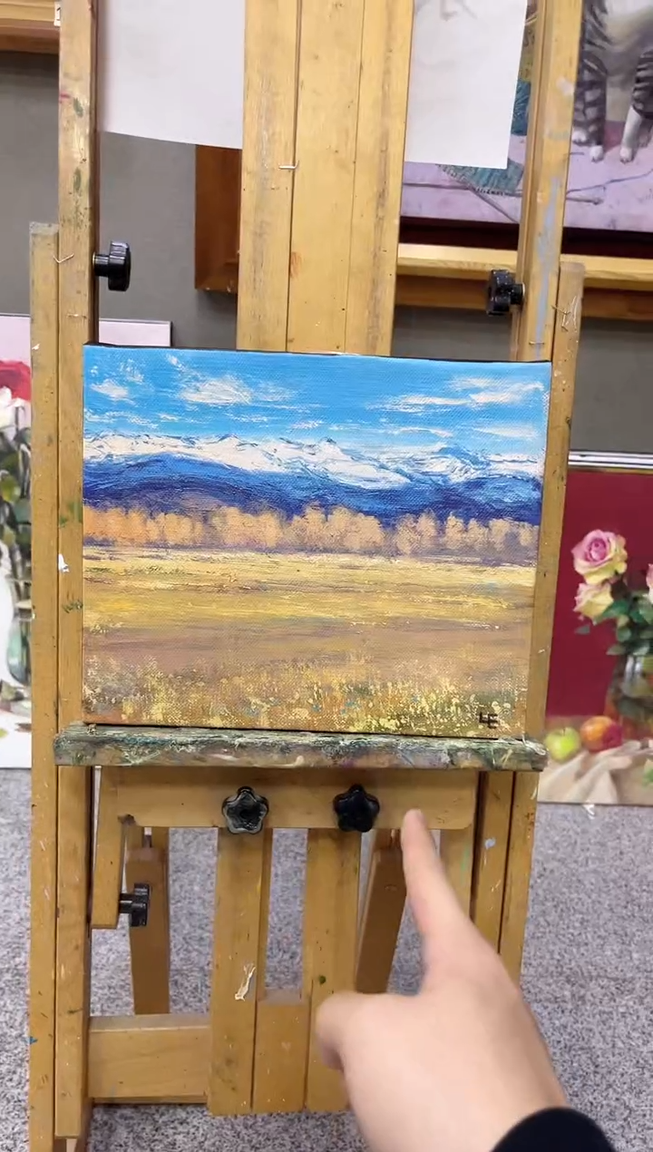 【闪购商品】俄罗斯油画《风景》25*30 内框