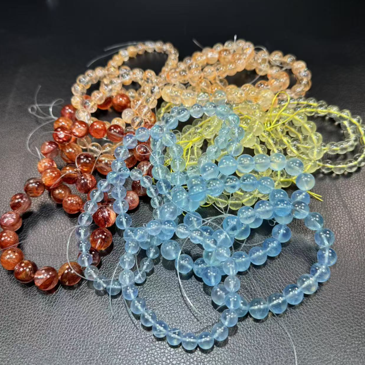 1号链接 天然水晶手串手链默认微瑕 多样性发其一