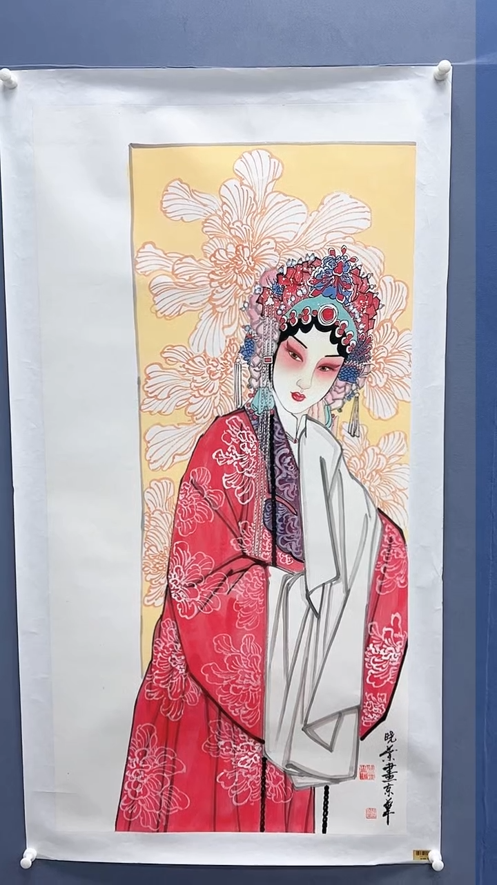 【闪购商品】绘画柳晓叶绘画8平尺戏曲人物