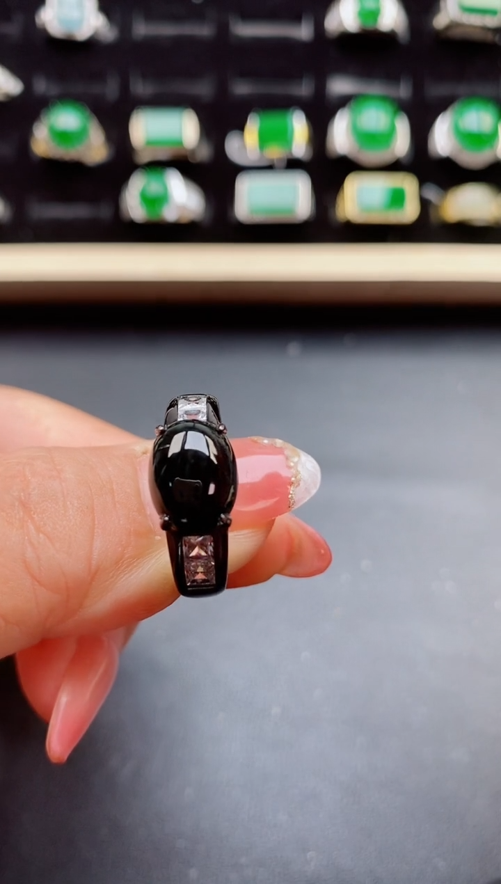 【闪购商品】翡翠戒指银S925镶嵌12212121.