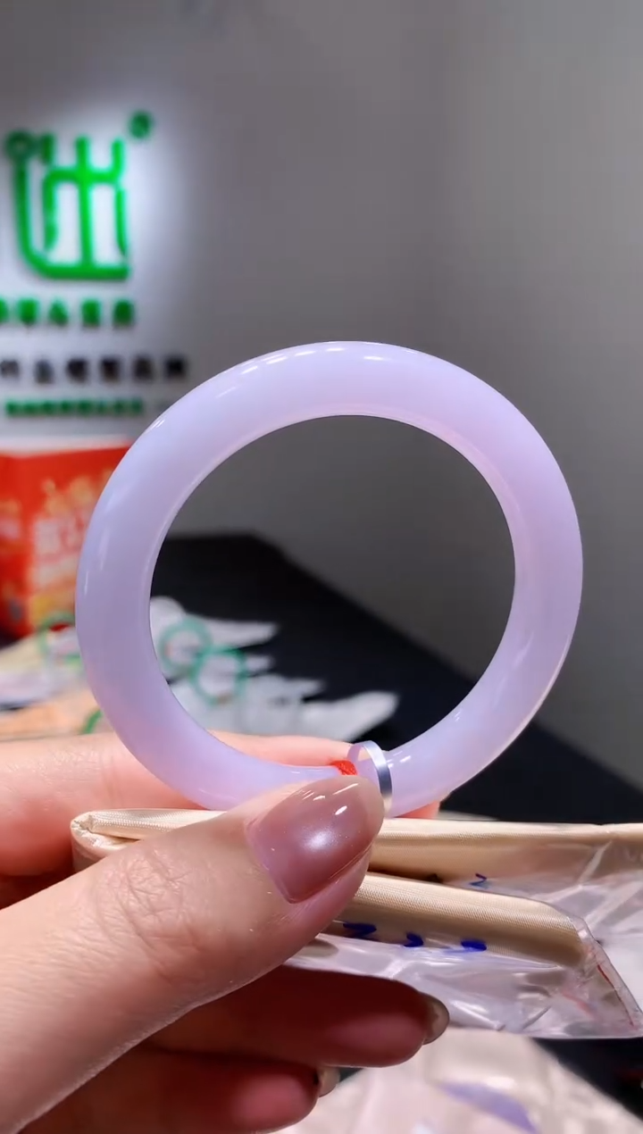 未镶嵌手镯翡翠-f500  天然缅甸A货翡翠53.5圆条