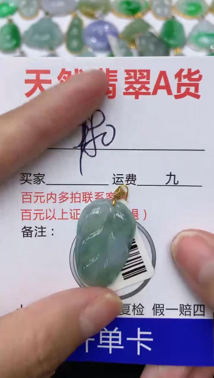 【闪购商品】翡翠颈饰18K金镶嵌111111111