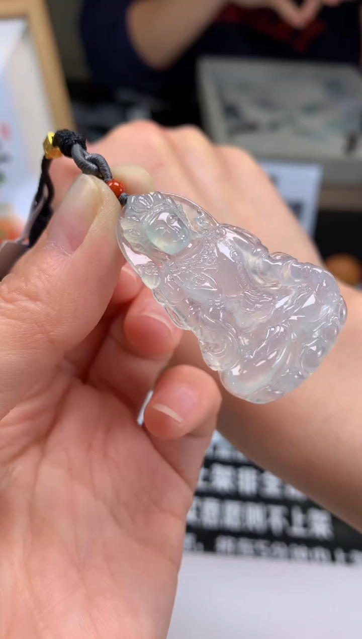 【闪购商品】定制翡翠未镶嵌吊坠-90197