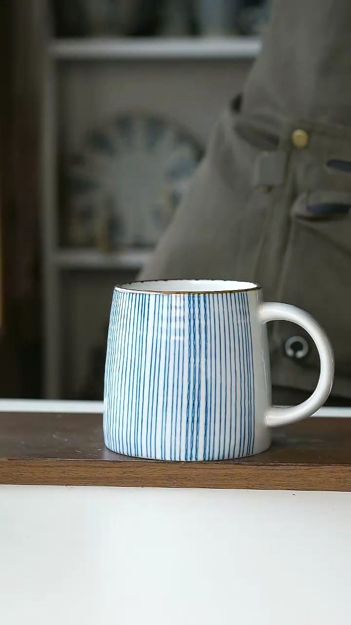 【闪购商品】陶瓷060粗陶瑕疵马克杯@4-2@