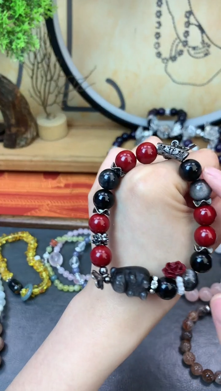 【闪购商品】黑曜岩手饰未镶嵌169