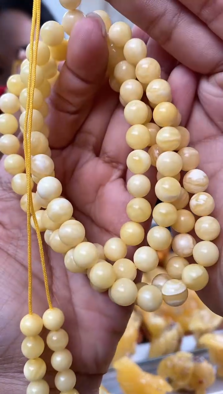 【闪购商品】蜜蜡裸石未镶嵌天然琥珀蜜蜡白花108