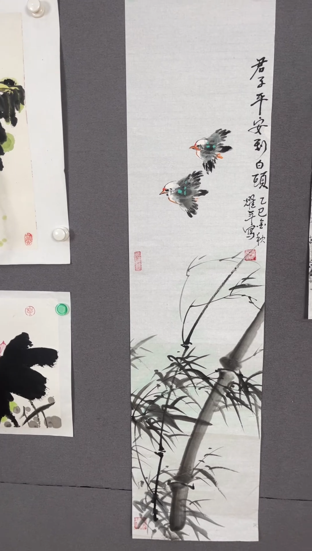 国画国画山水花鸟作品