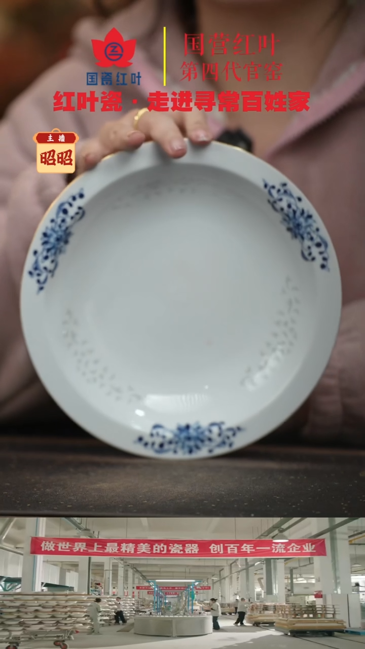 陶瓷1个正价莲莲有鱼8英寸玲珑窄边汤盘