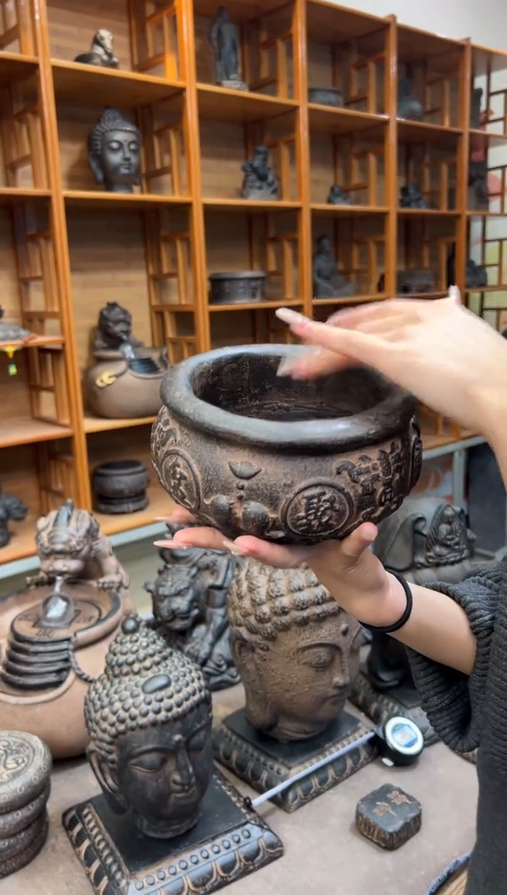 陶土【火山泥】聚宝盆