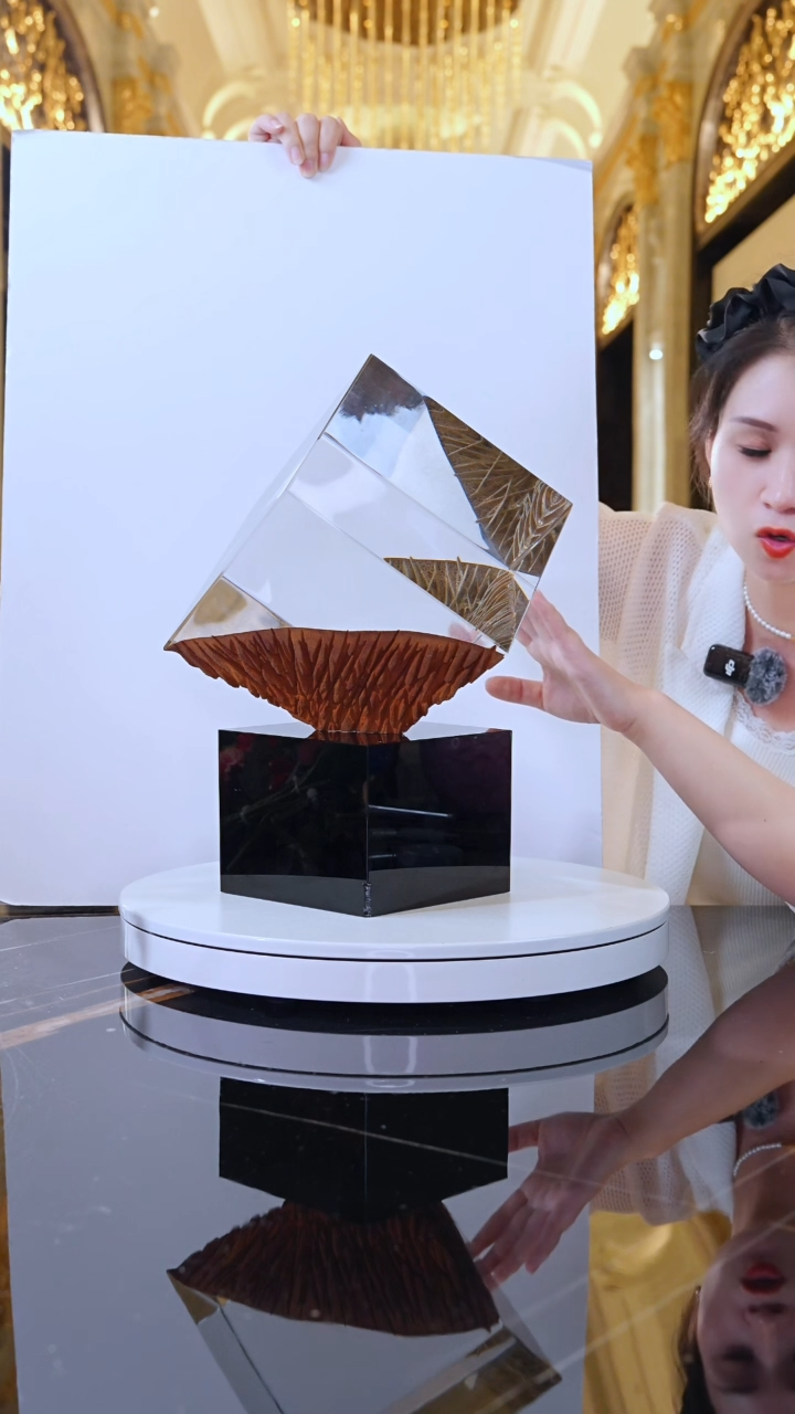 摆件AJ1112031峡谷+15*12黑底座