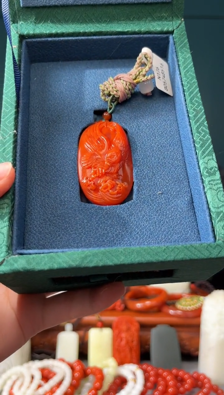 【闪购商品】南红玛瑙颈饰未镶嵌吊坠