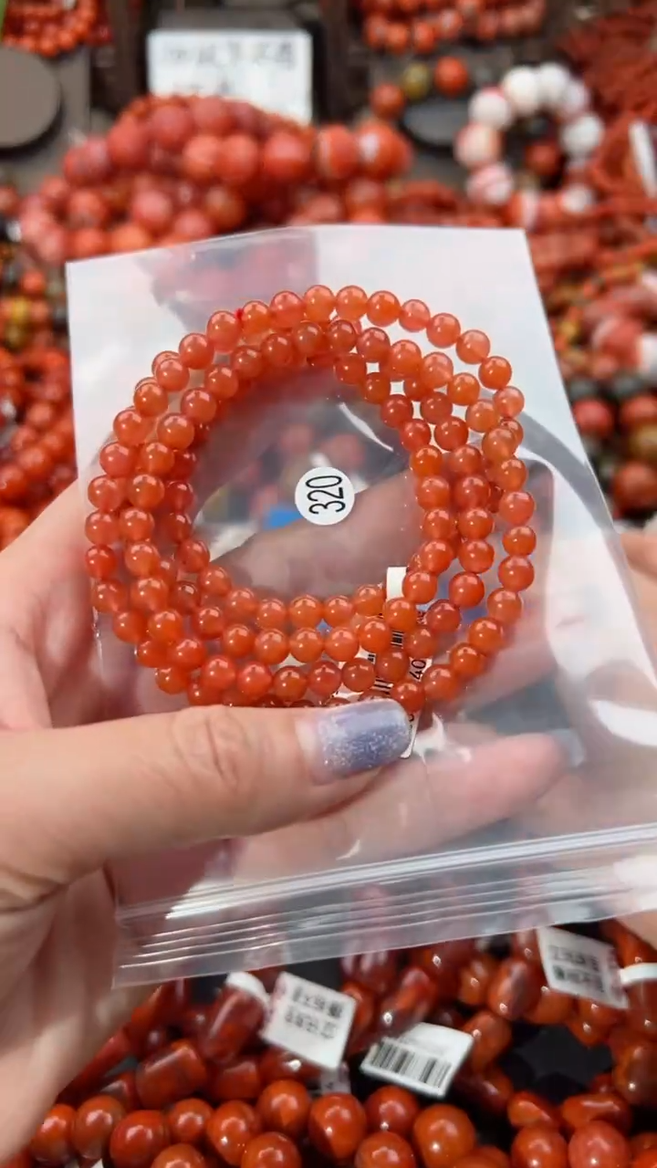 【闪购商品】南红玛瑙手串未镶嵌5+