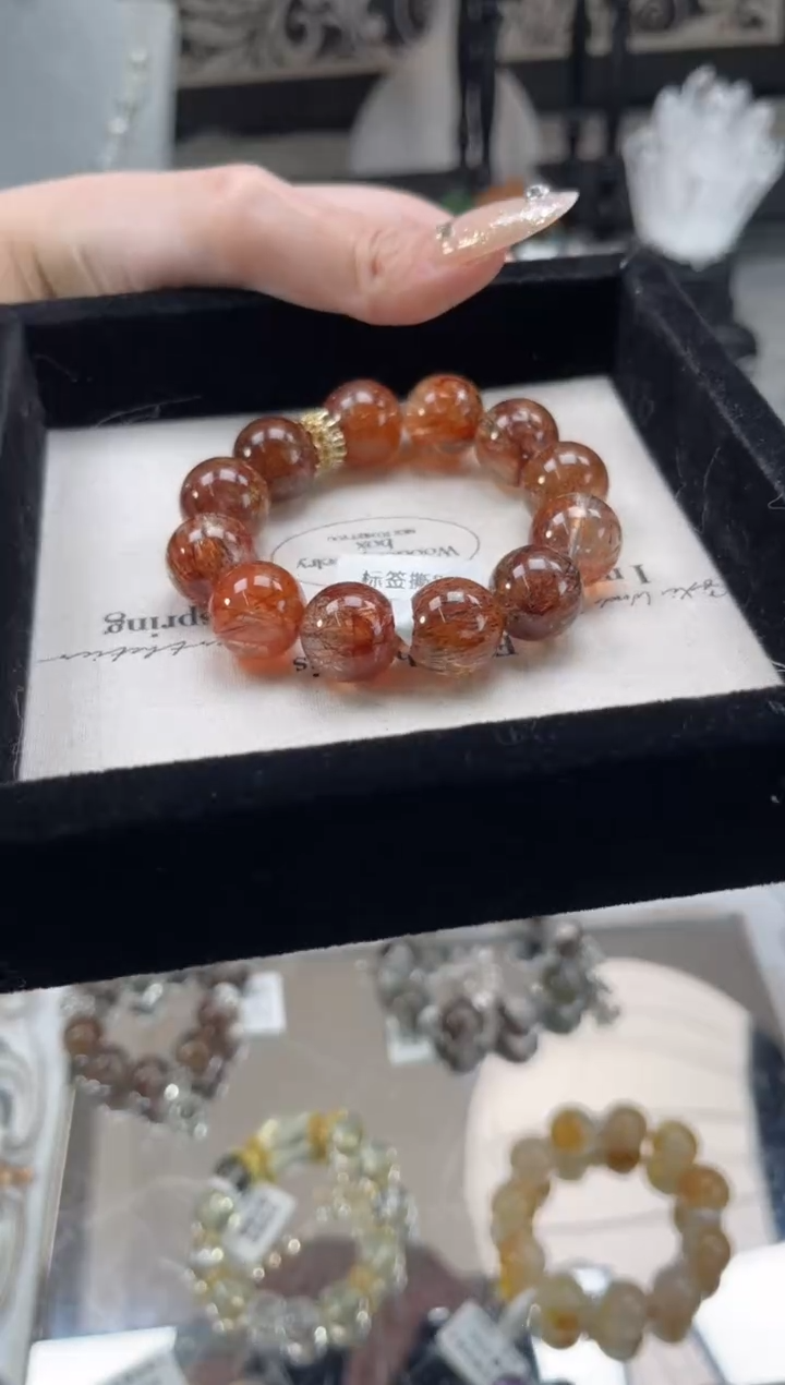 【闪购商品】烟晶手链银S925镶嵌天然水晶 多样性发货