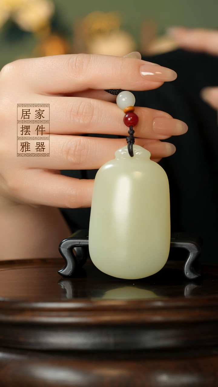 玉《如意手把》摆件