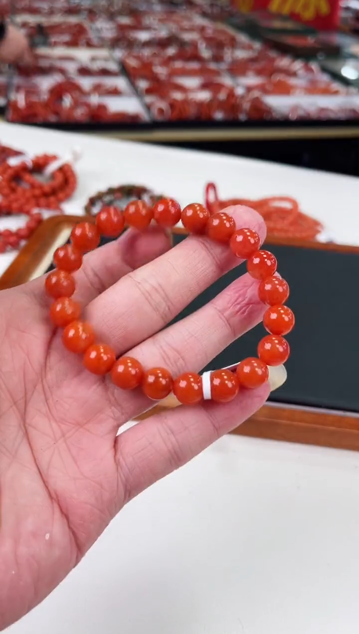 【闪购商品】南红玛瑙保山手串9+未镶嵌一个/条
