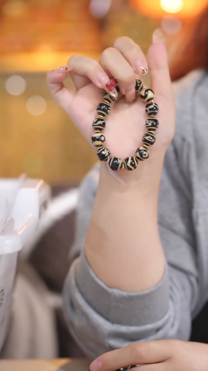 【闪购商品】玛瑙/玉髓颈饰未镶嵌Q31280多宝玛瑙手串