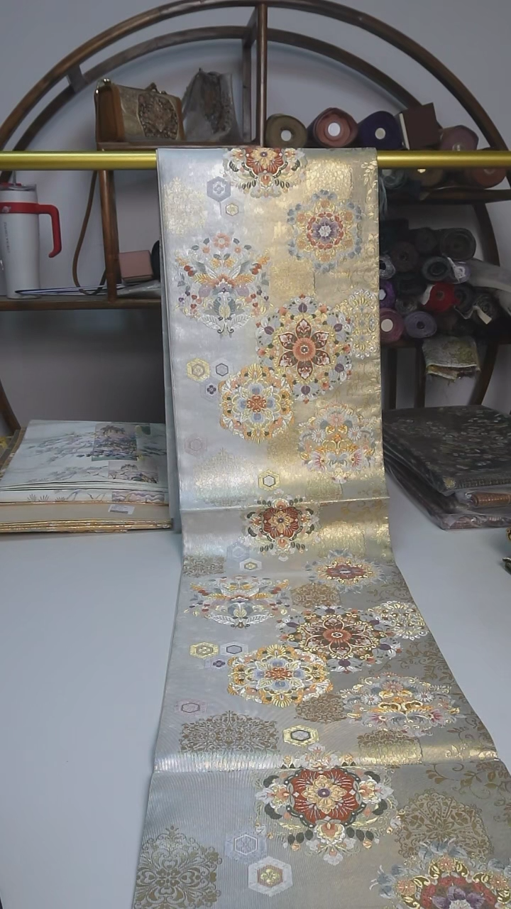 【闪购商品】织绣28西阵织六通宝相花