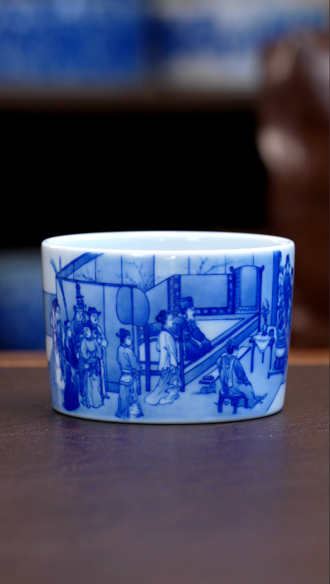 【青山秋雨】合乐图主人杯