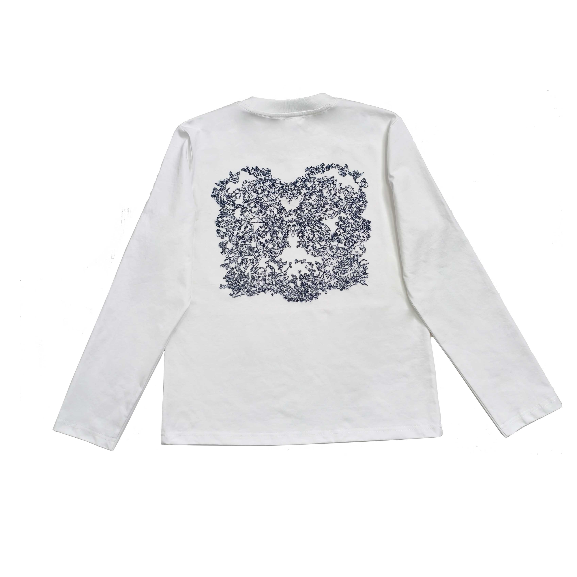 [美得很]  百搭时尚刺绣设计款潮流T恤