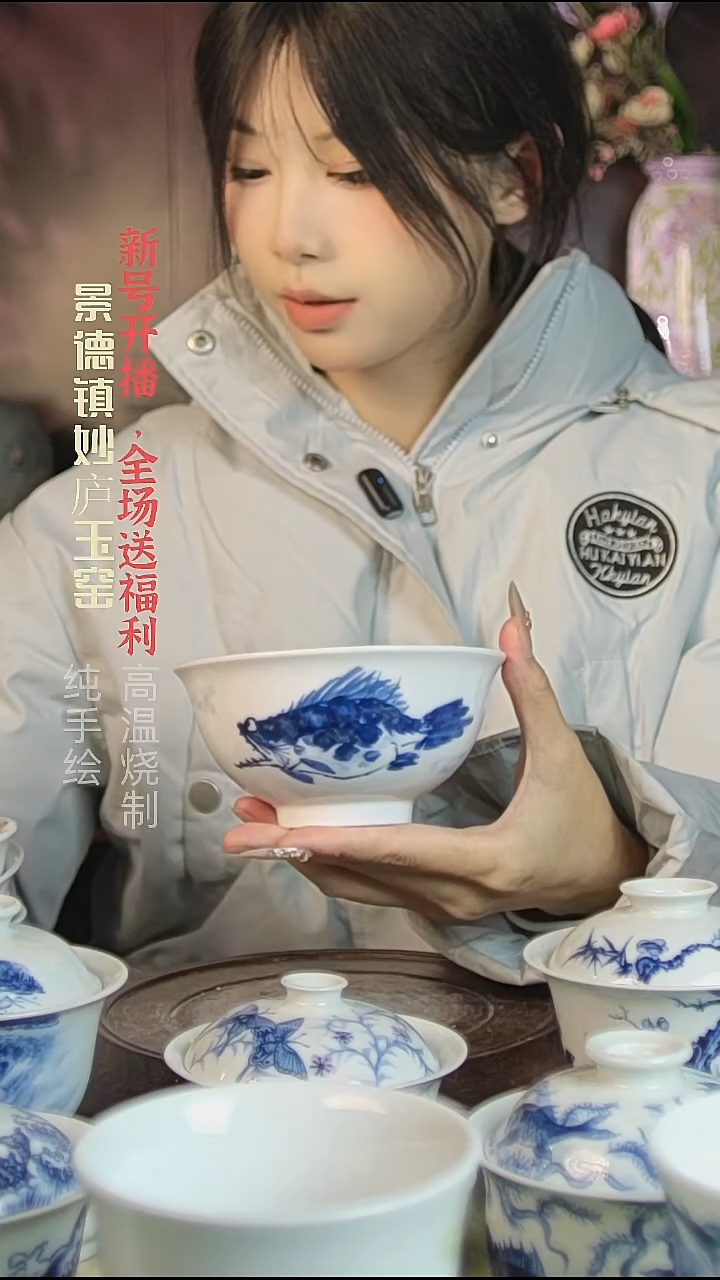 盘陶妙庐玉窑正德饭碗