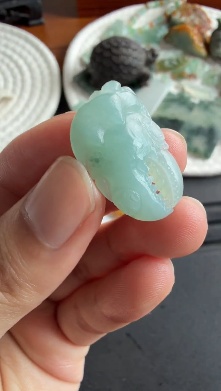 未镶嵌定制翡翠蟹钳