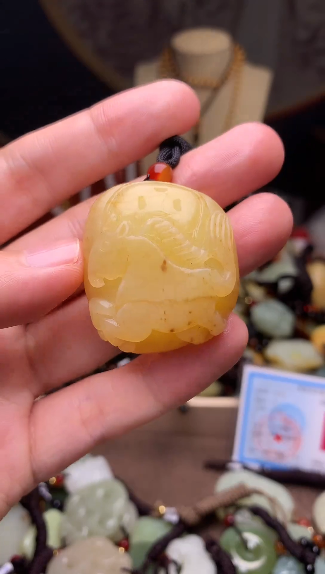 颈饰未镶嵌和田玉新疆料青海料清水和田玉吊坠