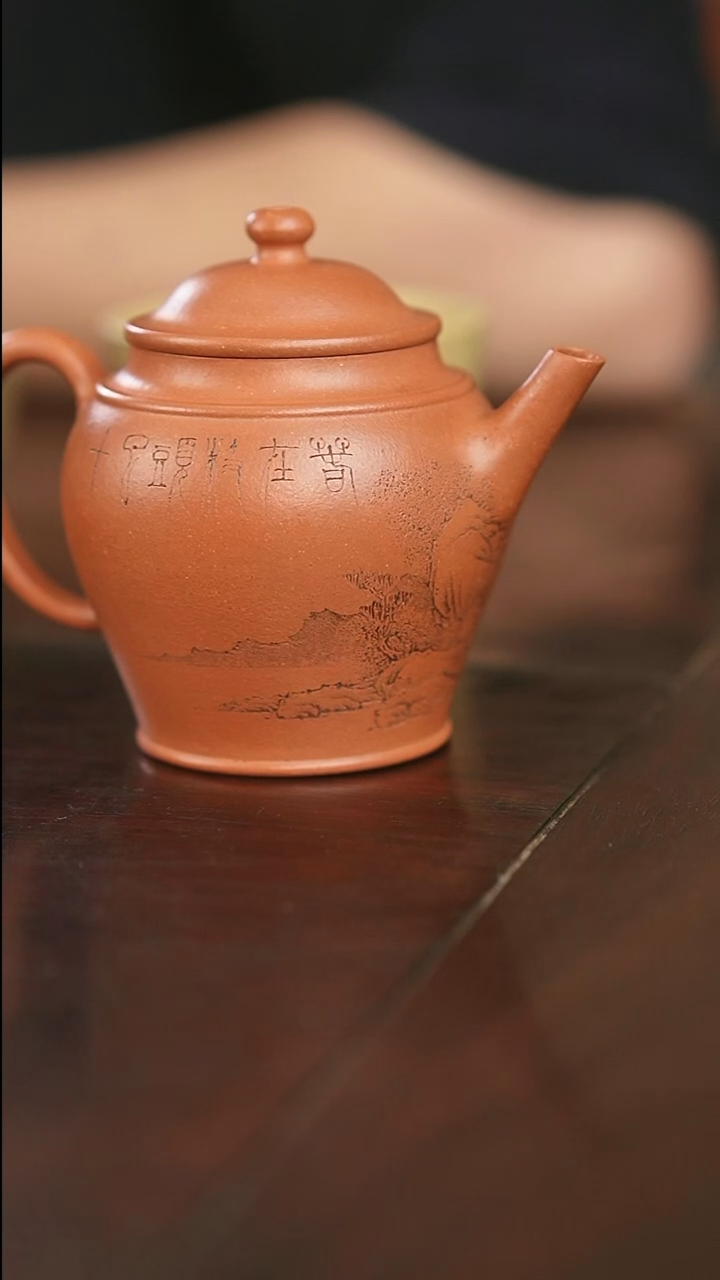 茶杯紫砂牧之-山水-宫灯