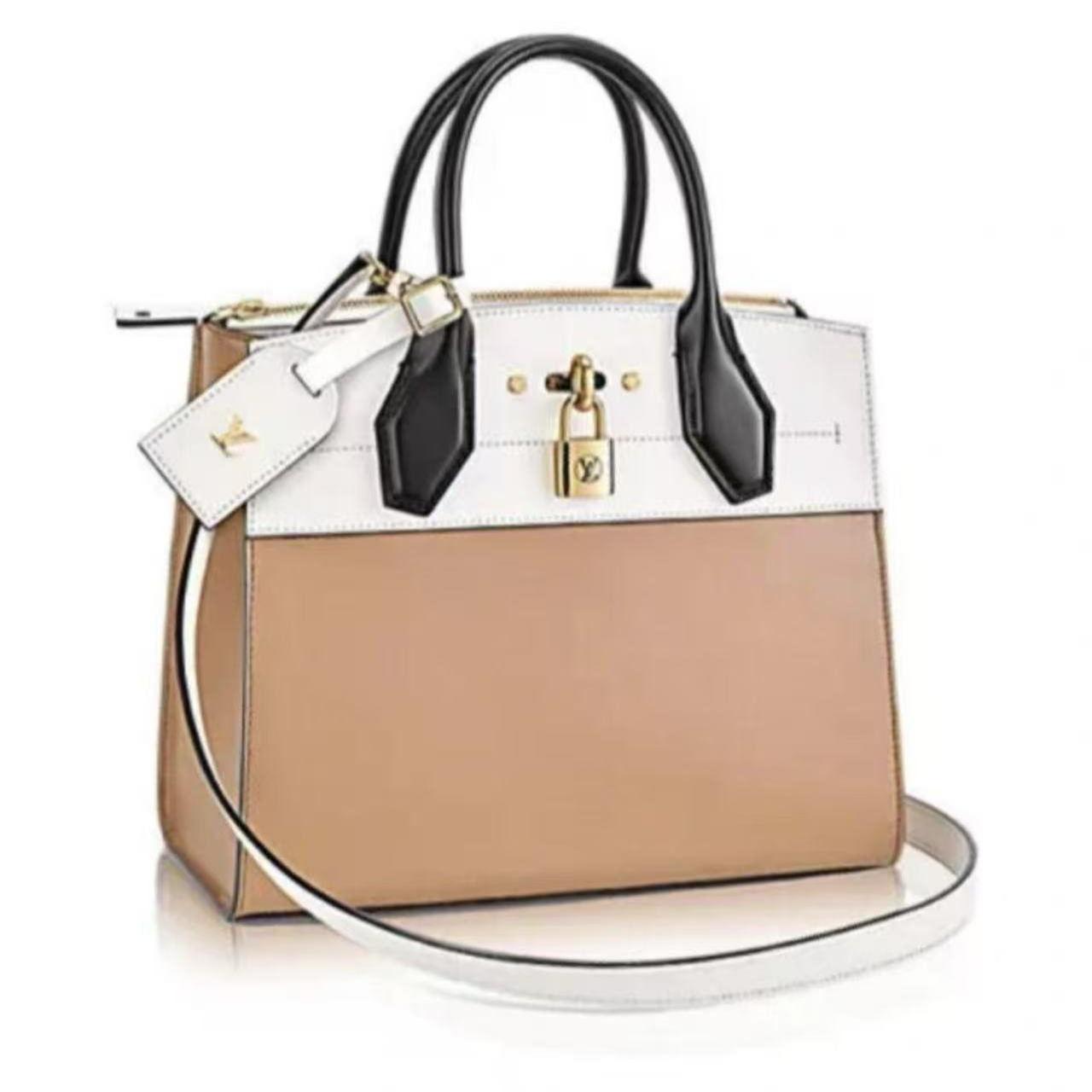 95新 LouisVuitton/路易威登 【静文】中号手提斜挎包/BGK107910007