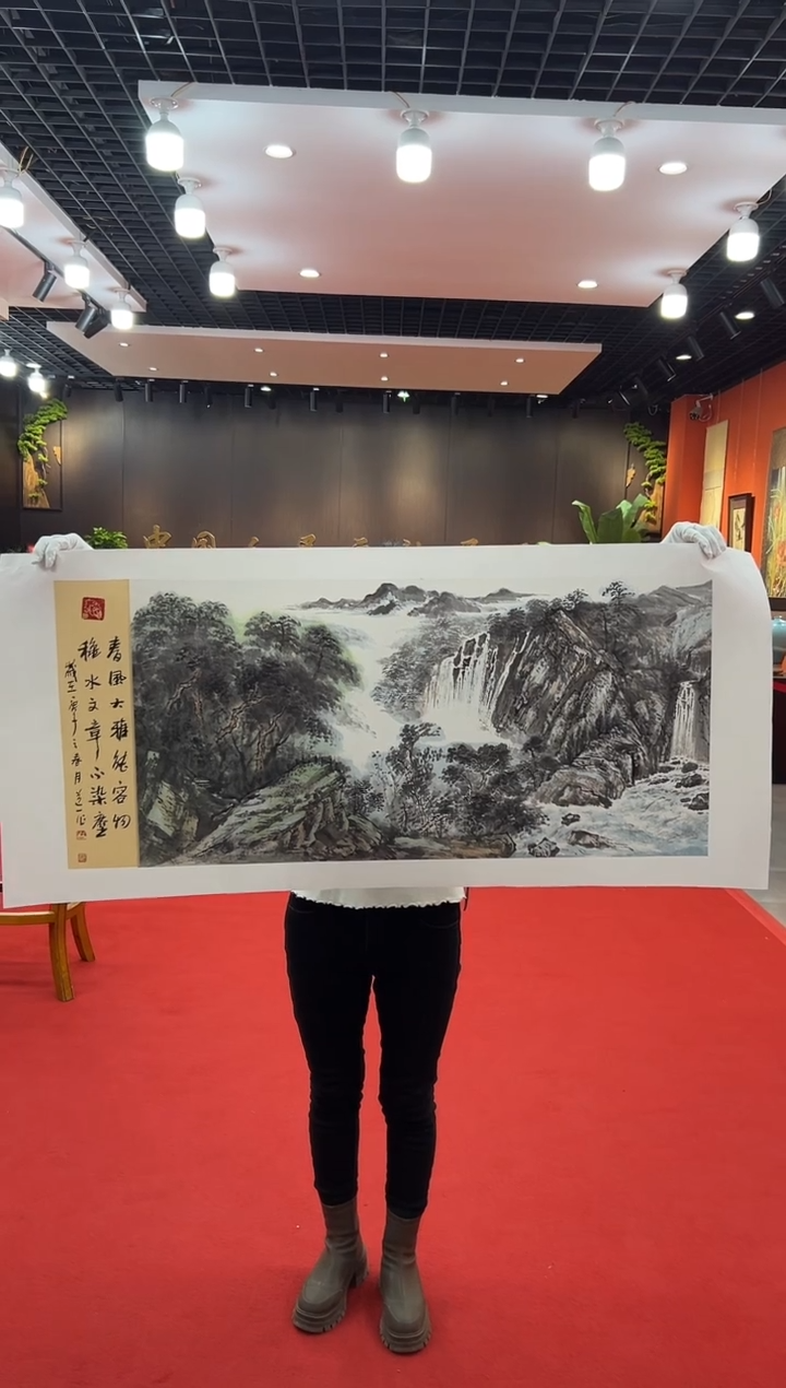 【闪购商品】国画道一老师亲笔绘画作品B100