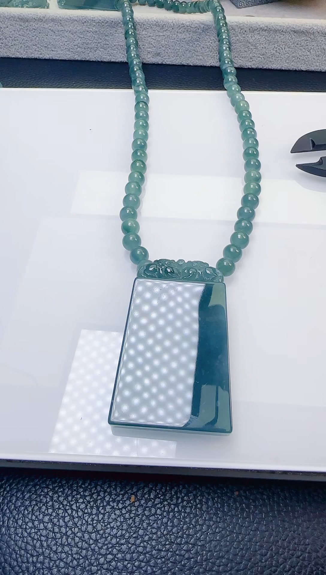 颈饰未镶嵌翡翠天然A货翡翠  多样性随机发其一