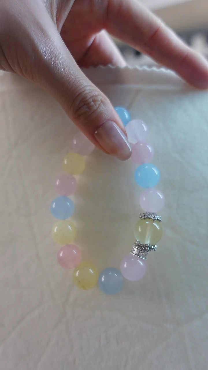 【闪购商品】水晶手串未镶嵌摩根石手串